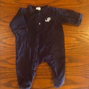 Gerber Dark Blue Baby Footie